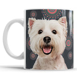 Personalized Dog Portrait Mug - Mandala