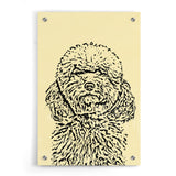 Personalized Acrylic Pet Portrait Prints - Minimalistic Style