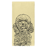 Personalized Pet Beach Towel - Minimalistic Style