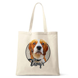 Personalized Pet Canvas Tote Bag