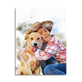 Personalized Pet and Family Portrait Prints