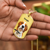 Personalized Luxury Pet Necklace - Dog Tag