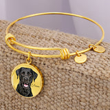 Personalized Luxury Pet Bangle - Circle