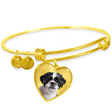 Personalized Luxury Pet Bangle - Heart