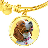 Personalized Luxury Pet Bangle - Circle