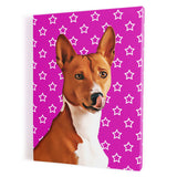 Personalized Pet Portrait Canvas - Stars