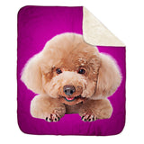 Personalized Pet Sherpa Blanket