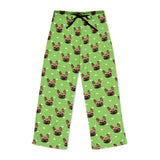 Personalized Pet Face Pajama Pants - Heart Pattern