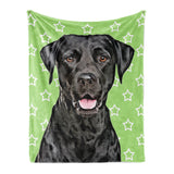 Personalized Pet Throw Blanket - Star Pattern