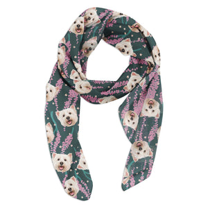 Personalized Pet Face Scarf - Meadow