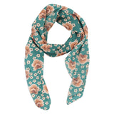 Personalized Pet Face Scarf - Meadow