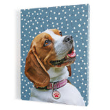 Personalized Framed Pet Portrait Canvas - Meadow