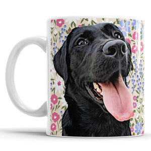 Personalized Dog Portrait Mug - Meadow