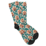 Personalized Pet Face Socks - Meadow