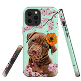 Personalized Pet iPhone Tough Case - Cherry Blossoms