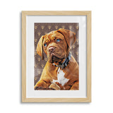 Personalized Pet Art Framed Gallery Print - Art Deco