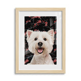 Personalized Pet Art Framed Gallery Print - Sakura