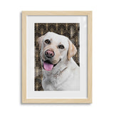 Personalized Pet Art Framed Gallery Print - Art Deco