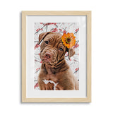 Personalized Pet Art Framed Gallery Print - Sakura