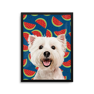 Personalized Pet Portrait Prints - Watermelon