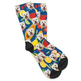 Personalized Pet Face Socks - Fruit Salad