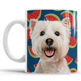 Personalized Dog Portrait Mug - Watermelon