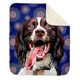 Personalized Pet Sherpa Blanket - Mandala