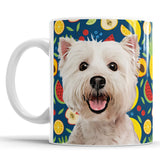 Personalized Dog Portrait Mug - Fruit Salad