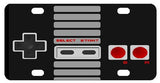 Nintendo Controller Black License Plate