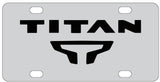 Nissan Titan License Plate