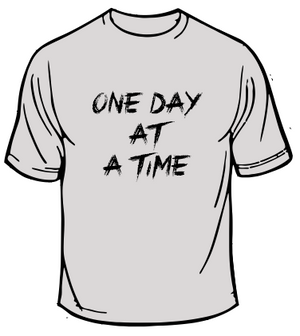 One Day At A Time - Recovery T-shirt