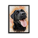 Personalized Pet Portrait Prints - Watercolor Illustration