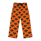 Personalized Pet Face Pajama Pants - Heart Pattern