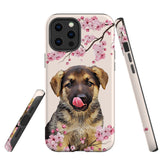 Personalized Pet iPhone Tough Case - Cherry Blossoms