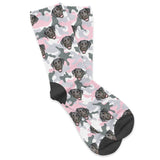 Personalized Pet Face Socks - Camouflage