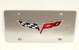 Chevy Corvette C7 Stainless Steel License Plate