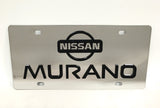 Nissan Murano Stainless Steel License Plate