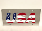 U.S.A Stainless Steel License Plate