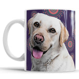 Personalized Dog Portrait Mug - Mandala