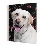 Personalized Pet Portrait Canvas - Sakura