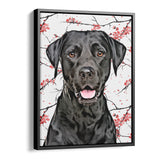 Personalized Pet Portrait Canvas - Sakura