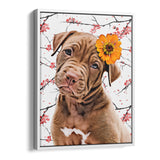 Personalized Pet Portrait Canvas - Sakura