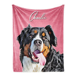 Personalized Pet Throw Blanket