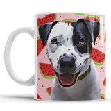 Personalized Dog Portrait Mug - Watermelon