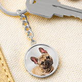 Personalized Pet Keychain - Circle