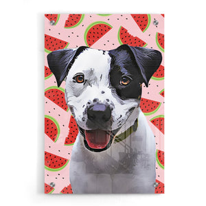 Personalized Pet Acrylic Portrait Prints - Watermelon