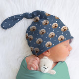 Personalized Pet Face Knotted Baby Beanie