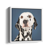 Personalized Framed Pet Portrait - Square Canvas