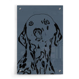 Personalized Acrylic Pet Portrait Prints - Minimalistic Style