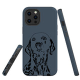 Personalized Minimalistic Pet Portrait - Matte iPhone Tough Case